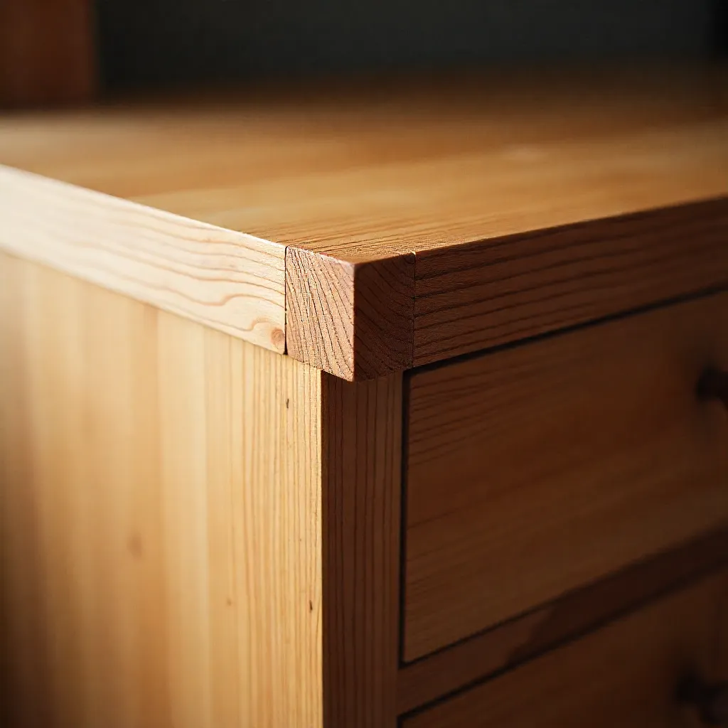 Hand-finished furniture detail